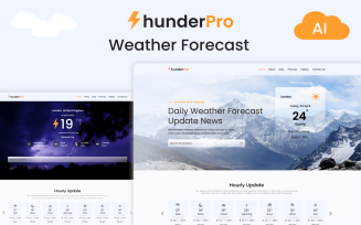 Thunder Pro: Your Ultimate Weather Forecast HTML Template