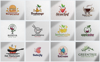 Best 13 Editable Food & Restaurant Logo Design Templates