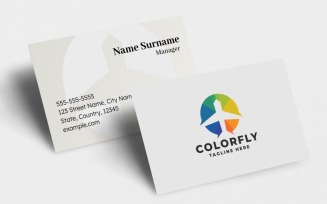 Color Fly Pro Logo Template
