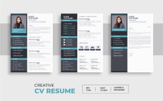 Creative CV/Resume Template with Cover Letter