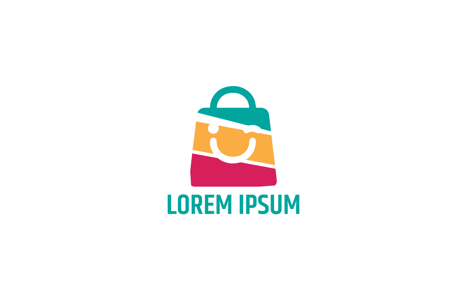 Minimalistisches Online-Shopping-Logo-Design