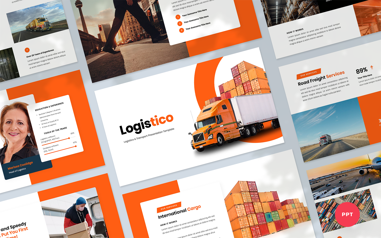 Template #331046 Cargo Corporate Webdesign Template - Logo template Preview