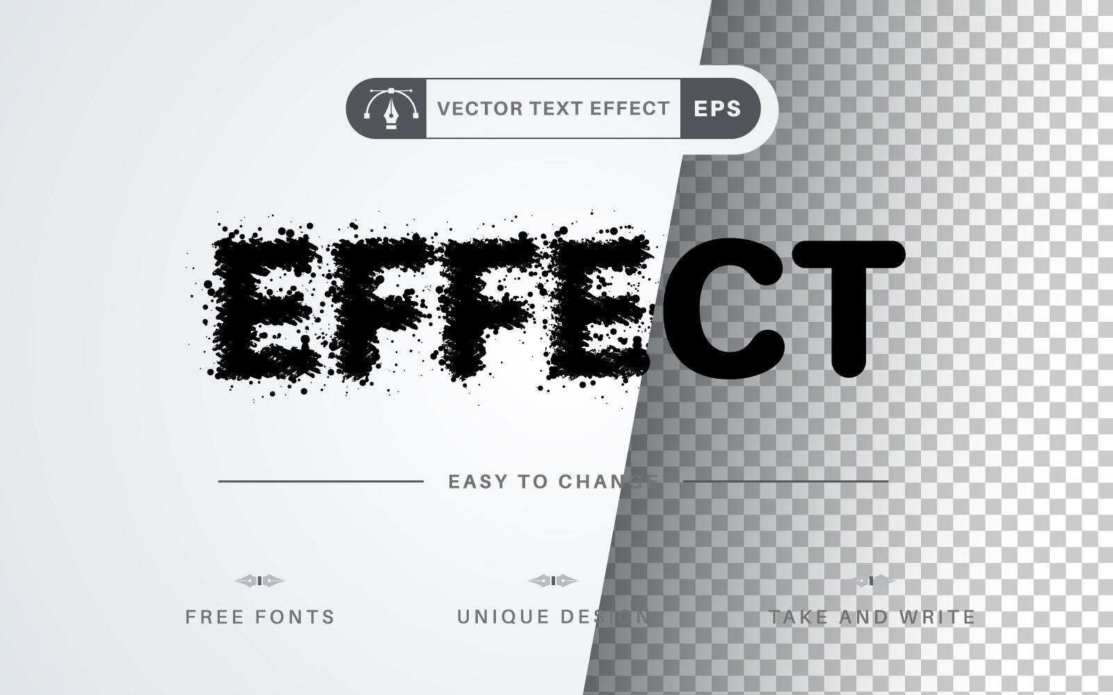 Template #331064 Effect Font Webdesign Template - Logo template Preview