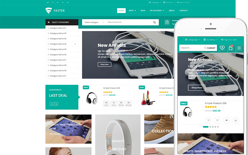 Faster WooCommerce Themes 331081