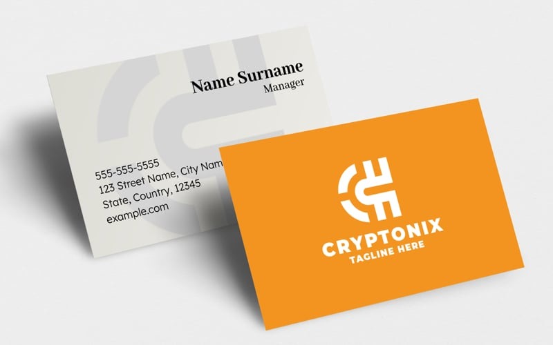 Crypto Currency Pro Logo Template