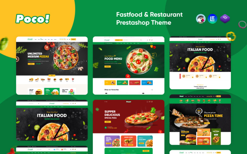 Leo Poco Elementor - Fastfood & Restaurant Prestashop Theme PrestaShop Theme