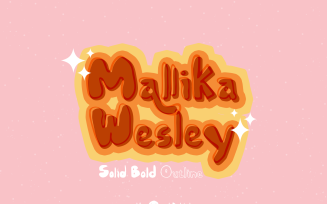 Mallika Wesley - Playful Font
