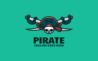Pirate Simple Mascot Logo