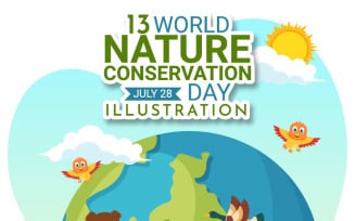 13 World Nature Conservation Day Illustration