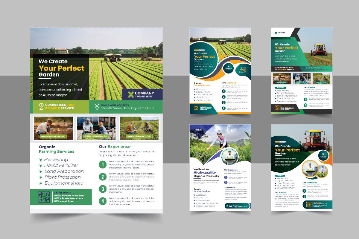 Template #331101 Agriculture Flyer Webdesign Template - Logo template Preview