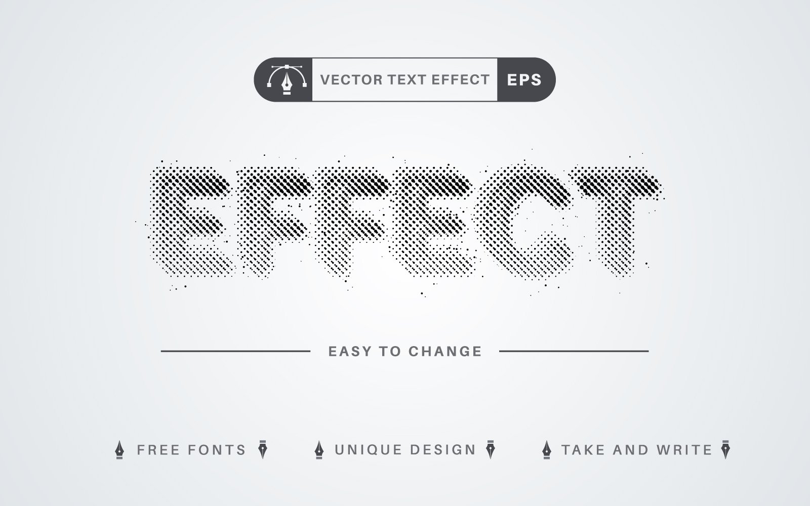 Template #331143 Effect Font Webdesign Template - Logo template Preview
