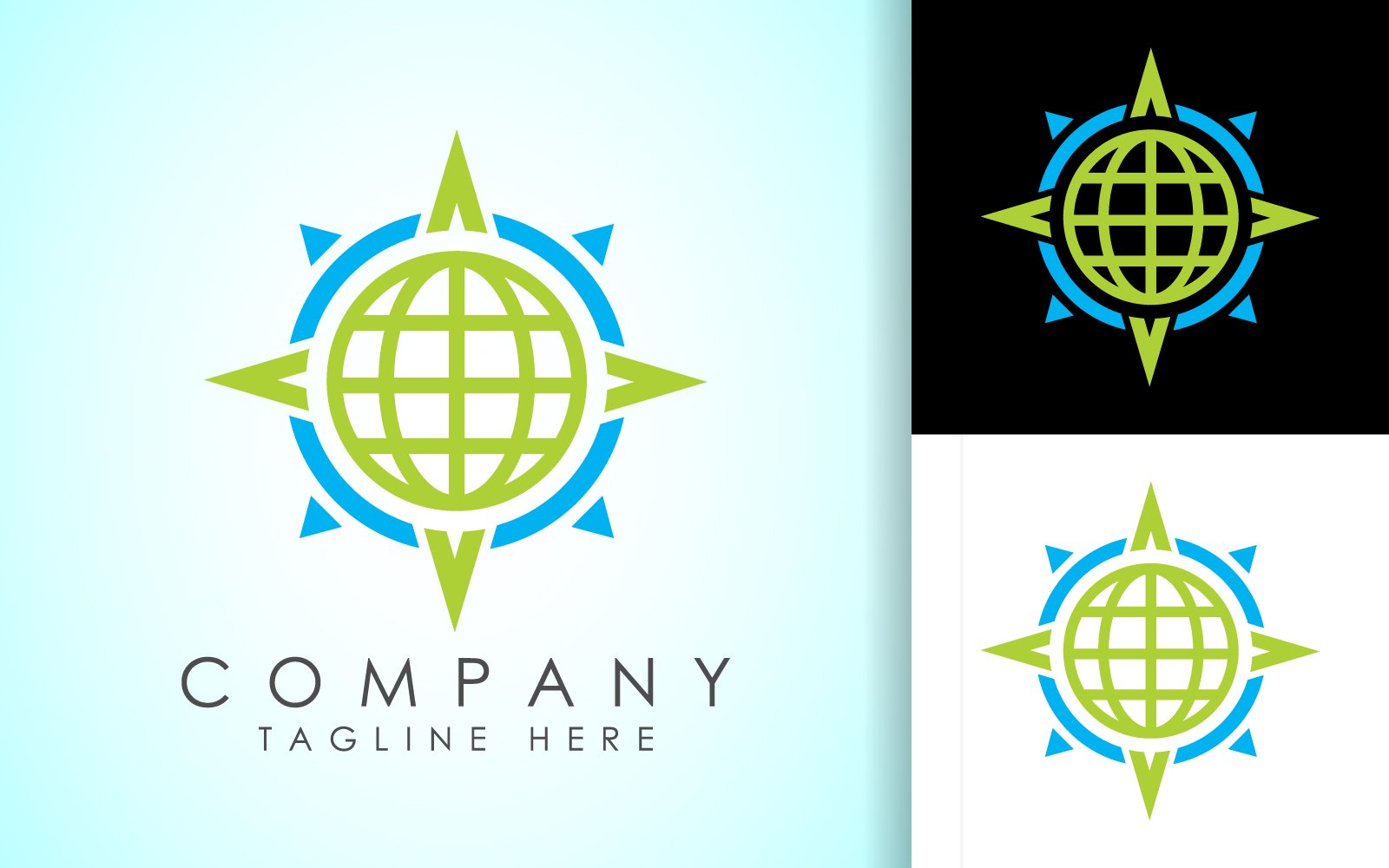 Kit Graphique #331152 Circle Compass Divers Modles Web - Logo template Preview