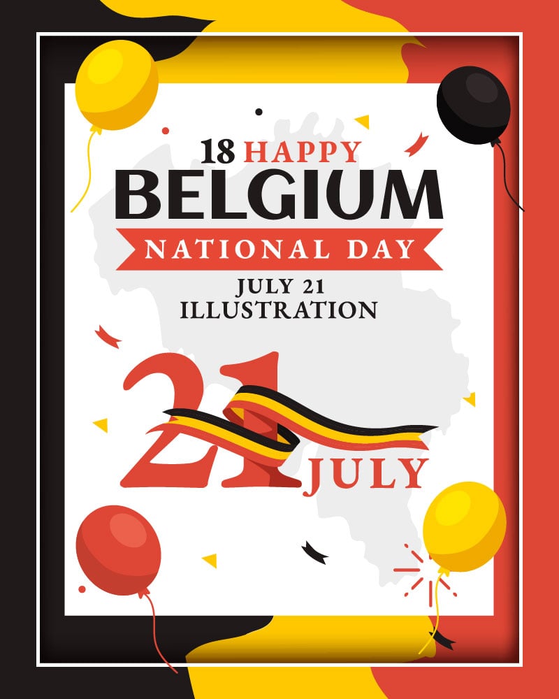 Kit Graphique #331167 Belgium Day Divers Modles Web - Logo template Preview