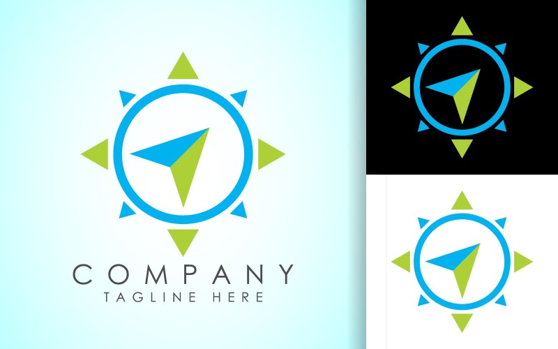 Coastal Logo, Compass Logo Concept11 Logo Template