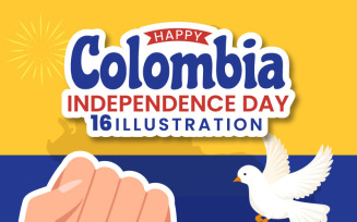 16 Colombia Independence Day Illustration