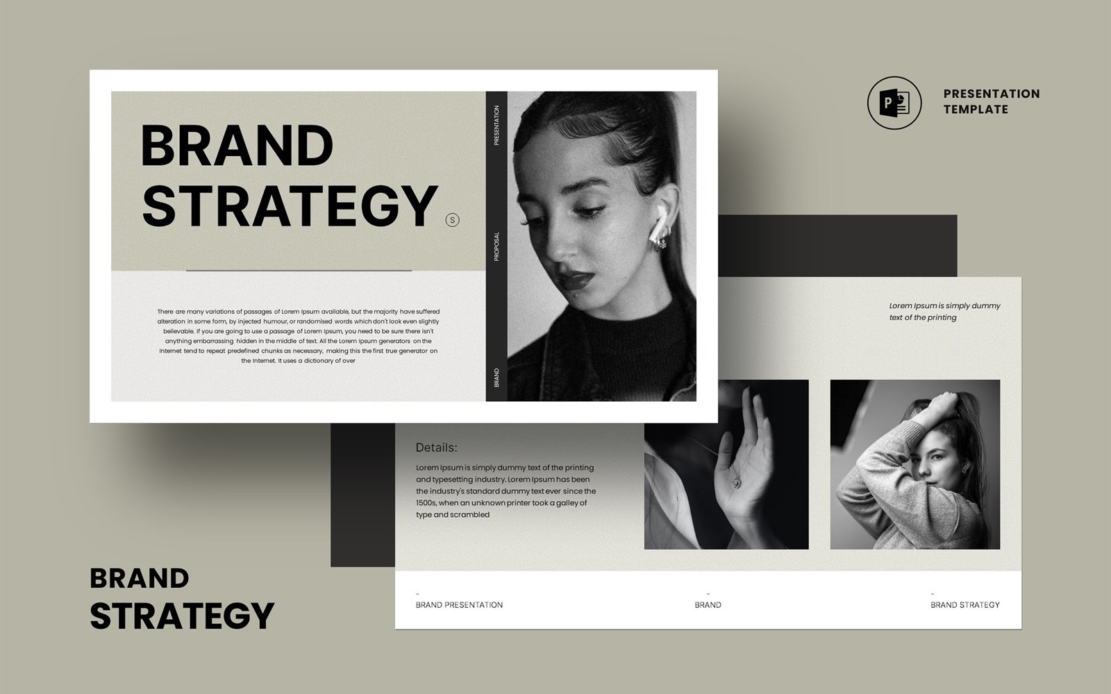 Kit Graphique #331260 Strategie Presentation Web Design - Logo template Preview