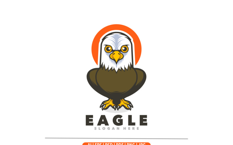 Eagle mascot logo design template Logo Template