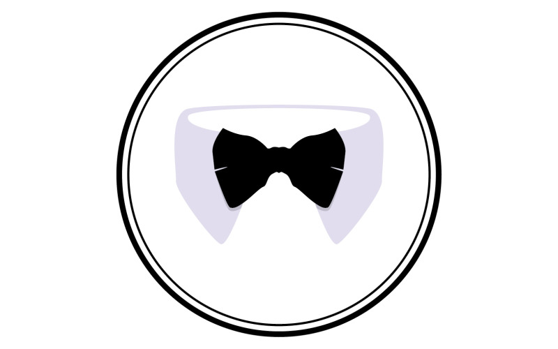 Maid suit logo and symbol vector design v11 Logo Template