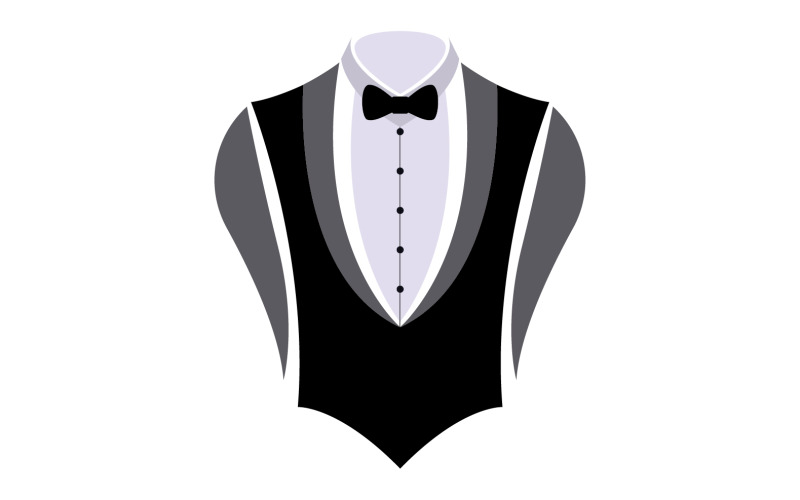 Maid suit logo and symbol vector design v1 Logo Template