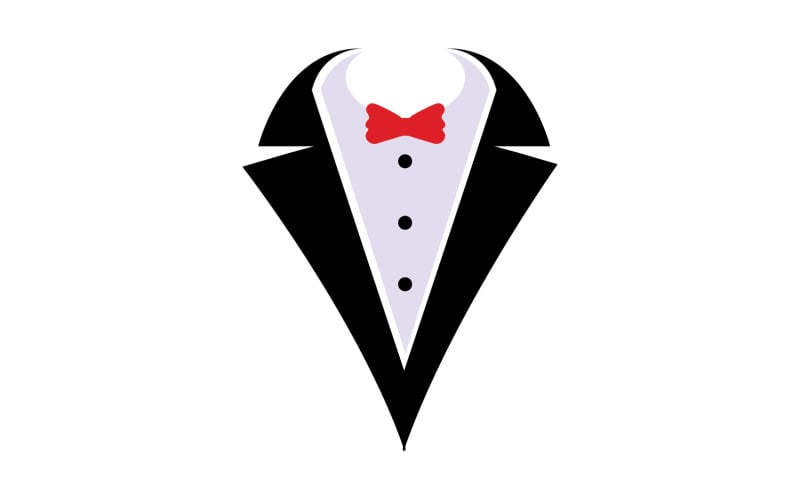 Maid suit logo and symbol vector design v2 Logo Template