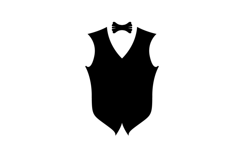 Maid suit logo and symbol vector design v5 Logo Template