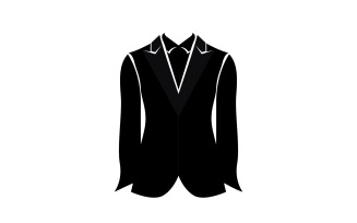 Maid suit logo and symbol vector design v6