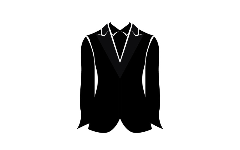 Maid suit logo and symbol vector design v6 Logo Template
