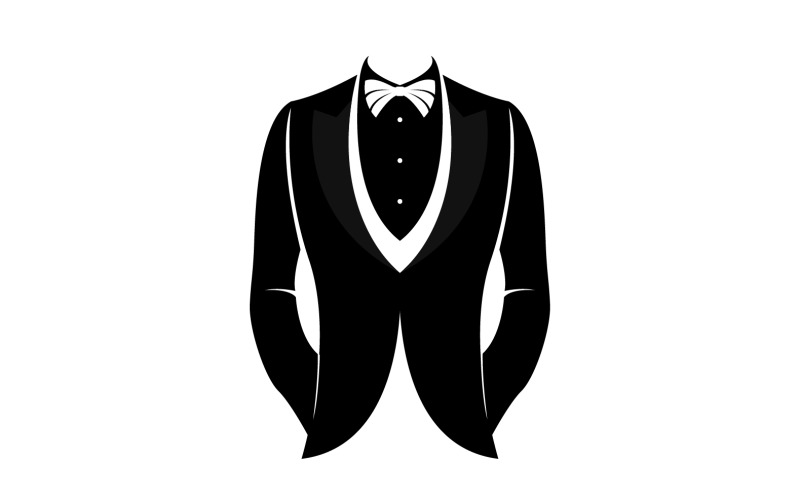 Maid suit logo and symbol vector design v7 Logo Template