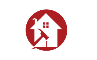 Home building property sell logo vector v10