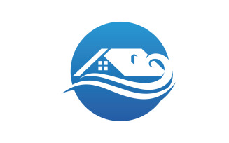 Home building property sell logo vector v14