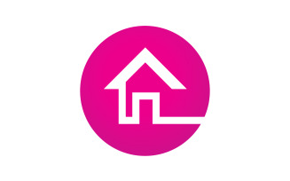 Home building property sell logo vector v16