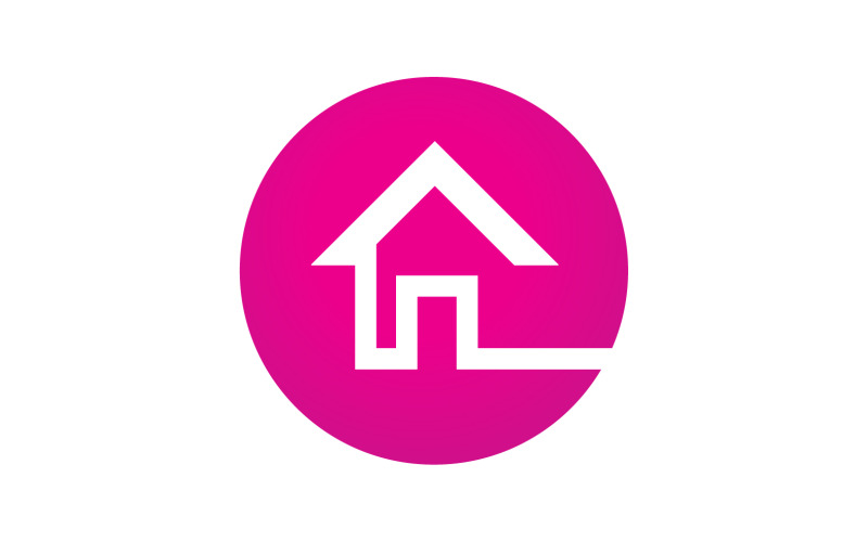 Home building property sell logo vector v16 Logo Template