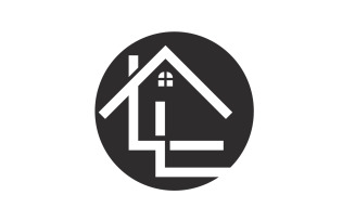 Home building property sell logo vector v18