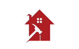 Home building property sell logo vector v1