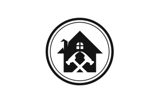 Home building property sell logo vector v20