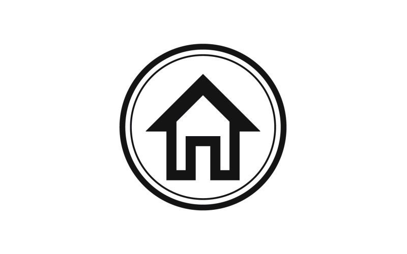 Home building property sell logo vector v24 Logo Template