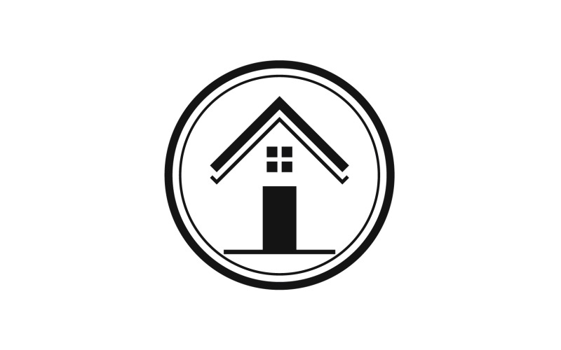 Home building property sell logo vector v25 Logo Template