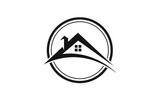 Home building property sell logo vector v31