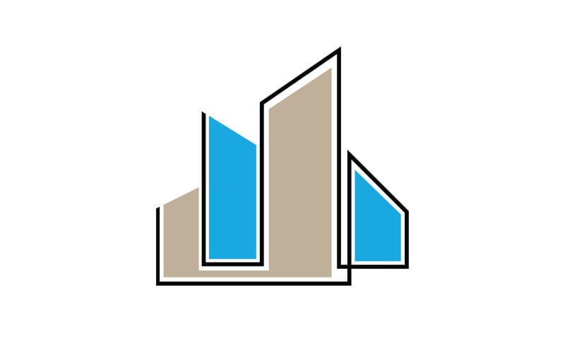 Home building property sell logo vector v5 Logo Template
