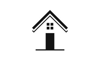 Home building property sell logo vector v8