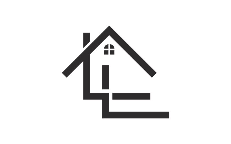 Home building property sell logo vector v9 Logo Template