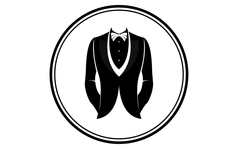 Maid suit logo and symbol vector design v15 Logo Template