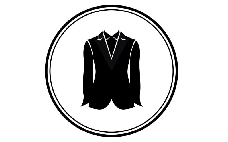 Maid suit logo and symbol vector design v18 Logo Template