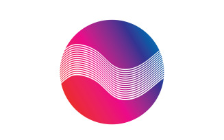 Sound wave equalizer music logo v15