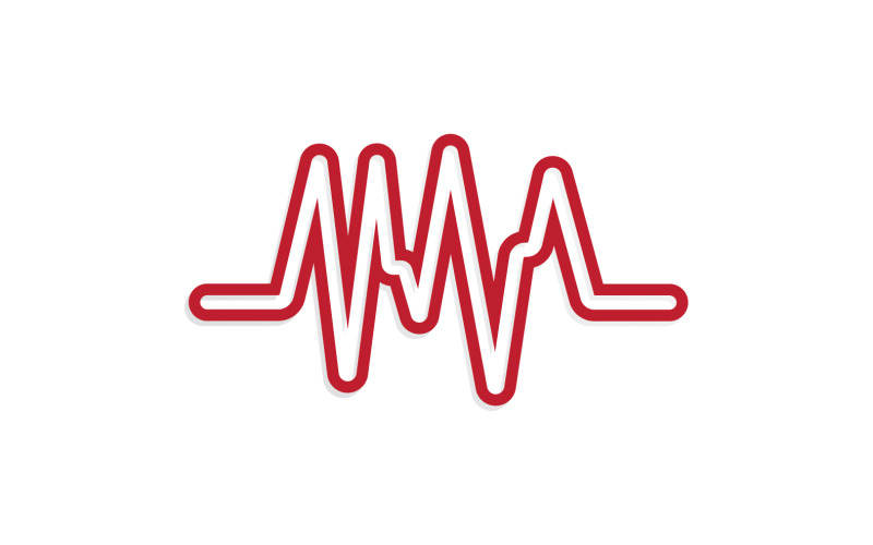 Sound wave equalizer music logo v36 Logo Template