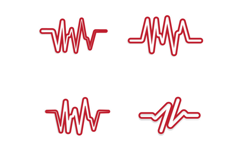 Sound wave equalizer music logo v40 Logo Template
