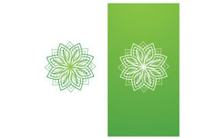 Eco leaf green fresh nature go green tree logo design template v28