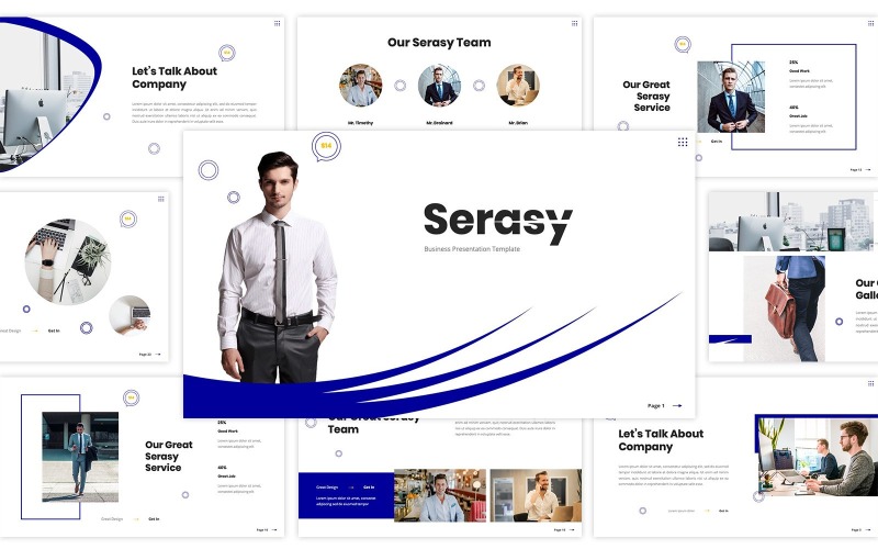 Serasy - Business PowerPoint PowerPoint Template