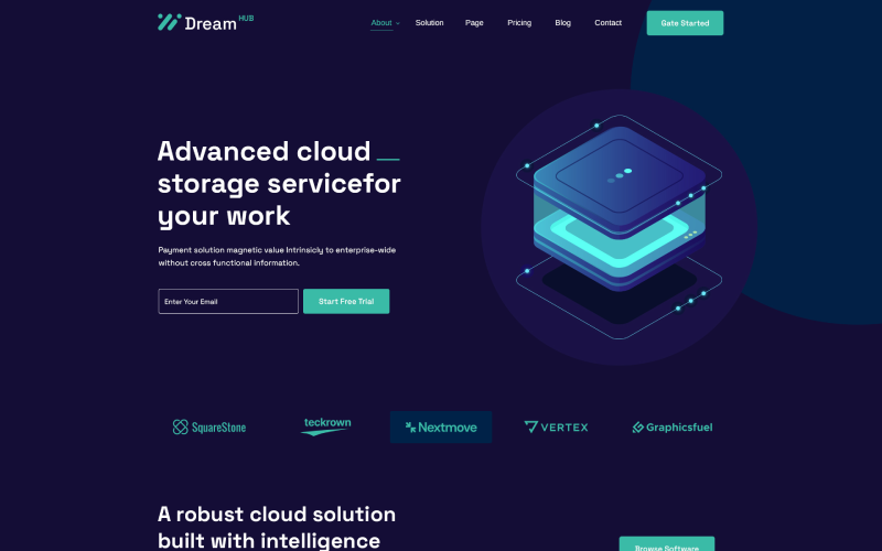 DreamHub-Cloud-Solution HTML5 Template