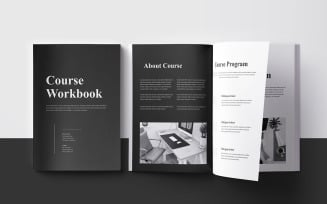 Course Workbook and Course Workbook Brochure Template
